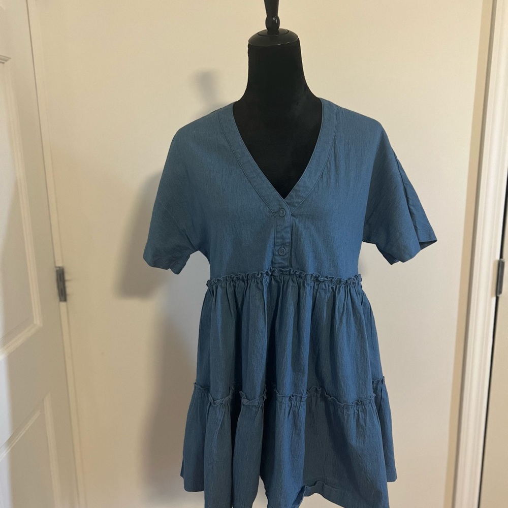 Blue mini dress👗